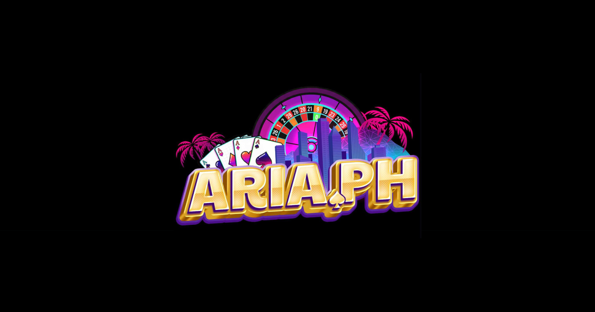Aria PH platform main banner showing secure GCash payments and mobile gaming for Filipino players